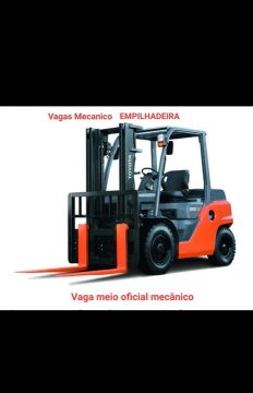 mecanico empilhadeiras/ meio oficial