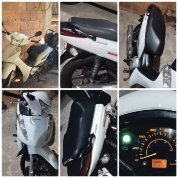 Honda Biz 125 Flex 2015 - Branca - impecável