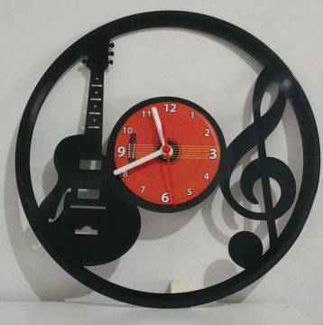 Relógio de Parede no disco de vinil 