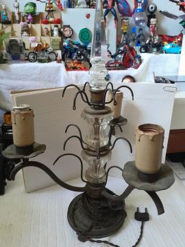 Candelabro de Cristal Antigo