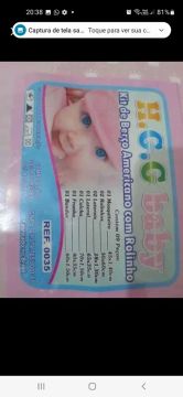 Kit de Berço Americano com Rolinho para Bebê