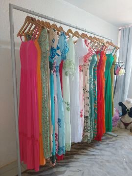 Vestido feminino longo 