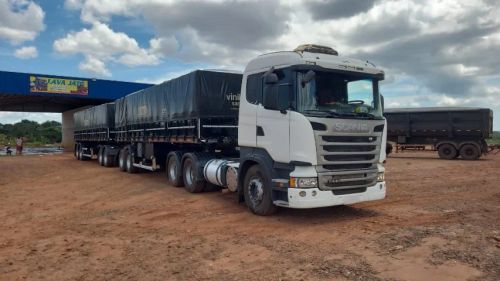Conjunto Cavalo Scania e Rodotrem 25 Metros Noma