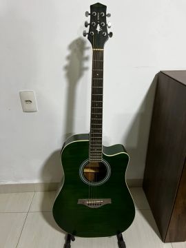 Violão Acústico J. White Verde