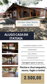 Casa em Itatiaia com piscina e churrasqueira!