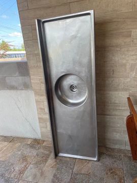 Inox de pia 1.60 Mt