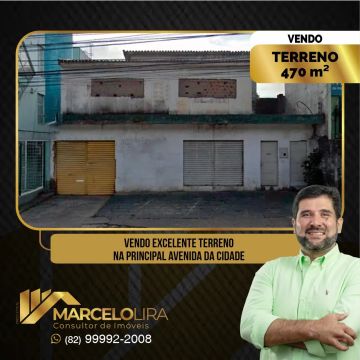 Vendo Excelente Terreno na Principal Avenida da Cidade