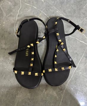 Papete rasteirinha preta freeflats