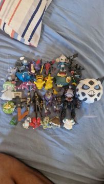 Coleção de Bonecos (pokemon, mutante Rex e Thundercats)