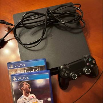 Playstation 4 Slim com jogos