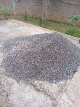 Pedra brita para fundação