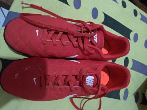 Chuteira futsal Nike beco 2 (Tm 41 vermelho)