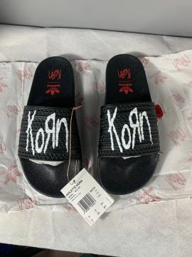 Korn x adidas Adilette Black 42 BR