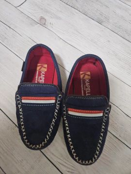 Sapatinhos Bebê Azul Marinho - KAPELL - Tamanho 24