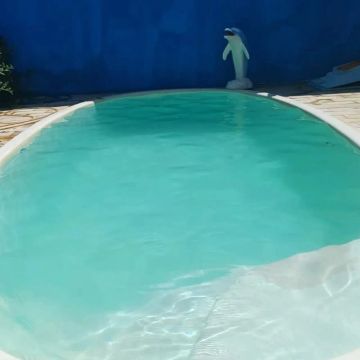 Casa com piscina na praia do Abais em Estância 