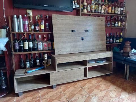 Rack para TV com 3 Prateleiras