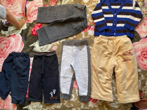 Lote de Roupas Infantis - Menino - Tamanhos 1 ano a 2 anos .