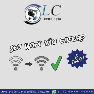 Cabeamento de Internet rede estruturado  extensão Wi-Fi