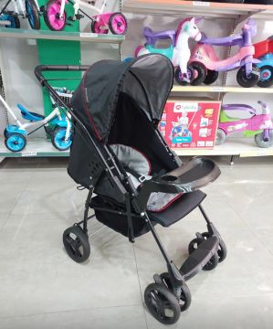 Carrinho de Bebê - Novo - Preto
