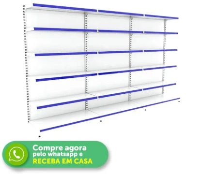 Gondola de Parede 2M Polar 30x40 6 bandejas