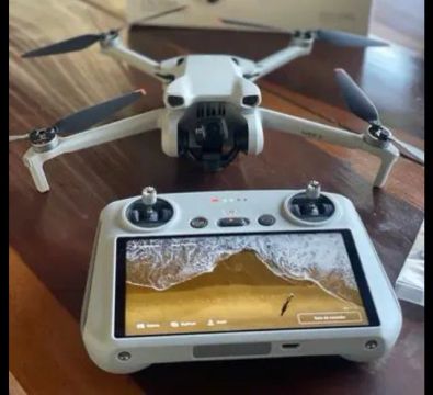 Drone Dji mini 3 Câmera 4K Controle com tela RC