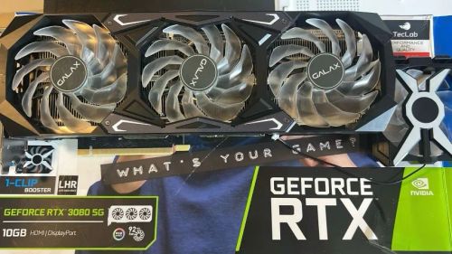 placa de video rtx 3080 10giga galax 