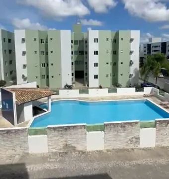 Apartamento mobiliado no Geisel com área de lazer