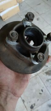 Flange da   coroa da titânio 150