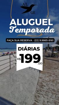 APARTAMENTO PARA TEMPORADA 