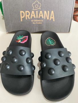 Chinelo Praia da Farm - Preto