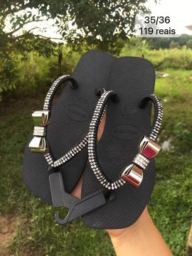 Havaianas com Strass