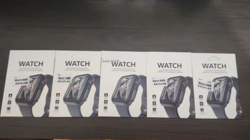 Kit 5 películas para smartwatch quadrados 44MM