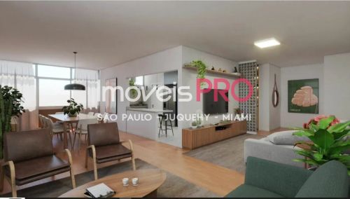 Apto reformado, sem uso, 3 dorm sendo 1 suite e 1 vaga Higienopolis