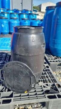 JR Tambores - Tambor 30 Litros / Tampa Encaixe e Trava
