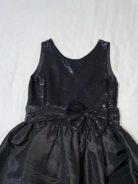 vestido de festa preto infantil