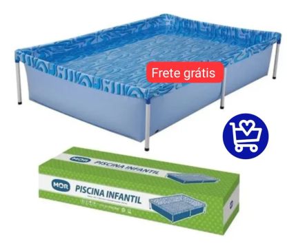Piscina Infantil - Frete grátis Mor 1.14x1.14x0.45m
