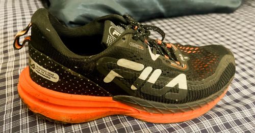 Tênis Fila Racer T2 Preto E Laranja