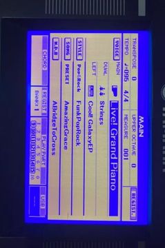 Displey yamaha psr.s500.550.650.670...