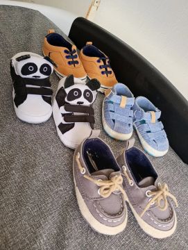 Sapatinhos Bebê - 4 Pares - Diversos Tamanhos