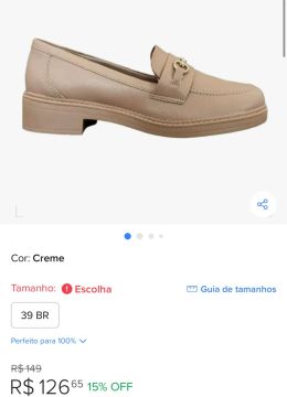 Sapatilha Feminina Bege