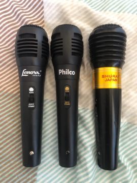 Microfones Philco, Shuray Japan, Lenoxx 