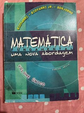 Matemática Fundamental. Uma Nova Abordagem - Volume Único Outros E Jose Ruy Giovanni