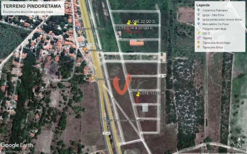 Terreno à venda, 300 m² por R$ 35.000 - Centro - Pindoretama/CE