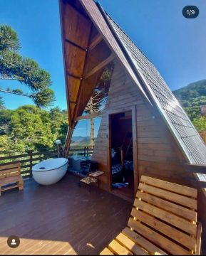 Chalé ou refúgio na natureza à venda - Vista única para a Pedra do Baú