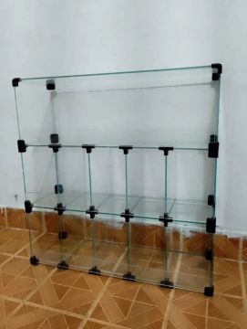 Baleiro de vidro temperado 