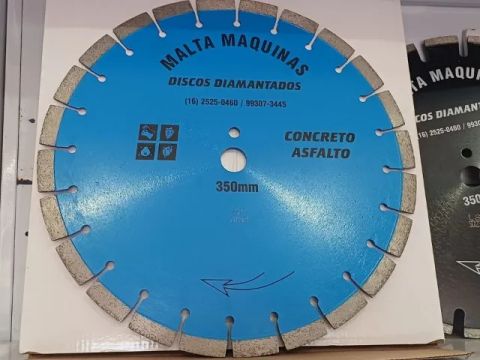Disco De Corte Diamantado P/ Asfalto 14 Pol 350X25,4X10