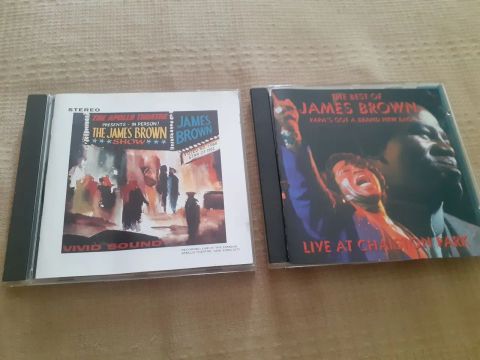 JAMES BROWN 2 CDS LIVE IMPORTADOS EUROPA CD SOUL FUNK