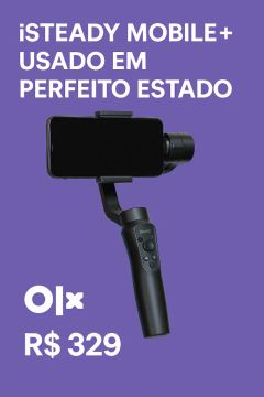 iSteady Mobile+ Gimbal Estabilizador 3 Eixos Usado | Perfeito Estado | Vídeos Profissional
