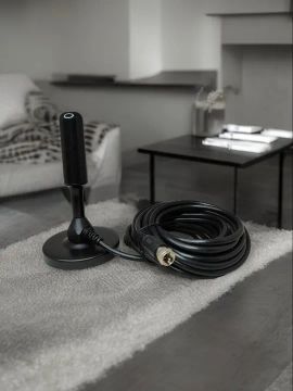 Antena Digital Hdtv Interna/externa 3.5dbi Cabo 5m