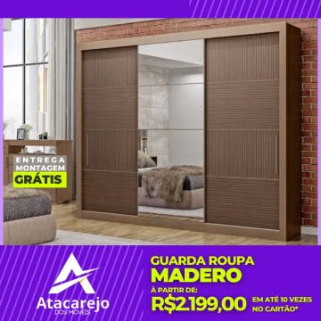 Guarda Roupa Casal Grande Entrega e Monta Grátis 